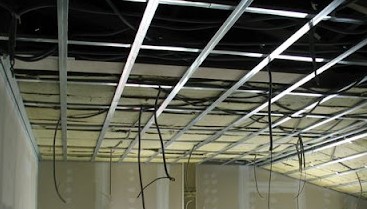 Izdelava spuščenih gips stropov - Suhomontaža Cerin